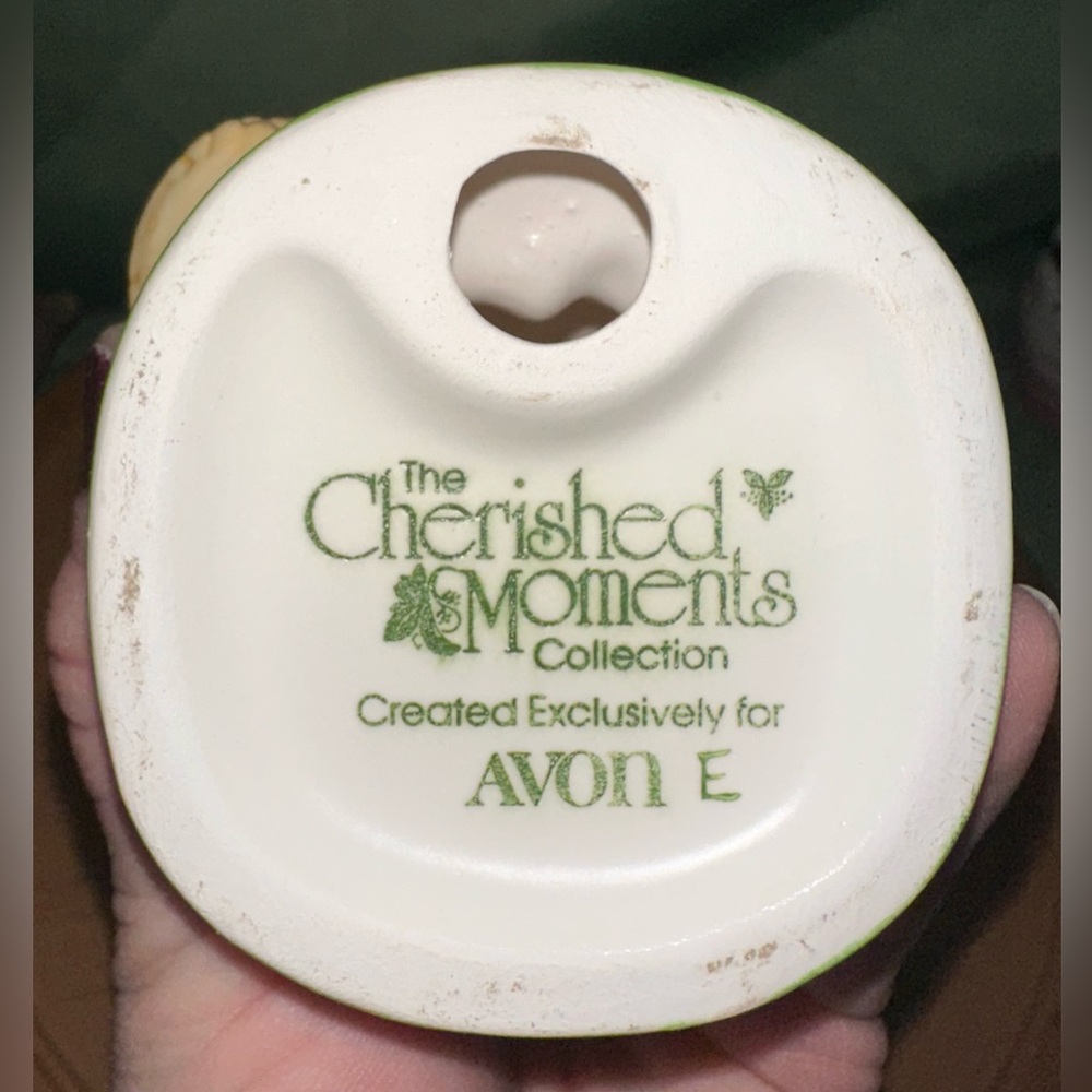 Vintage Avon The Cherished Moments Collection Come Rain or Shine Bunny Rabbit 6” - Picture 11 of 11